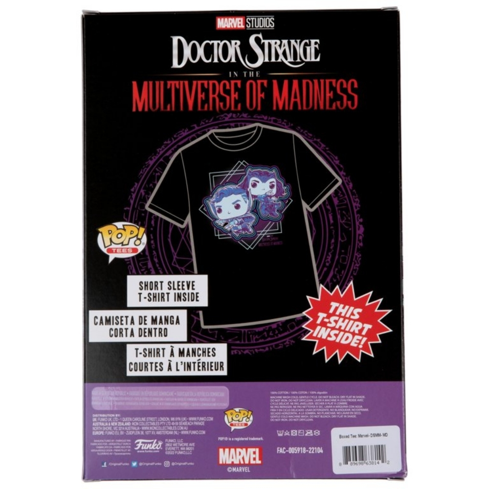 Doctor Strange in the Multiverse of Madness Adult Boxed Pop! T-Shirt XL - Picture 5 of 16